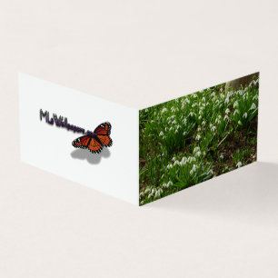 Tarjeta Floral de primavera (Galanthus)