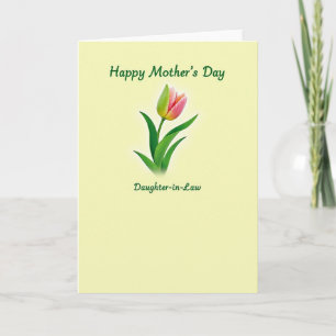 Tarjeta floral de primavera para madres