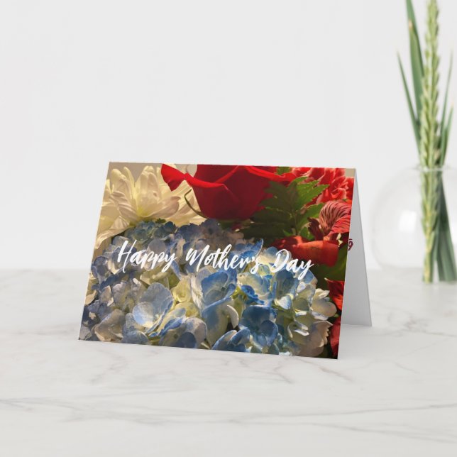 Tarjeta Floral del Día de la Madre (Anverso)