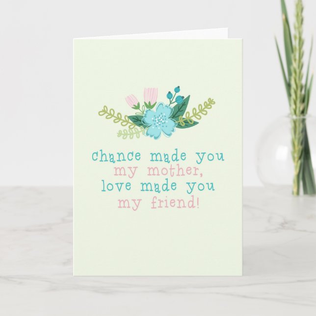 Tarjeta Floral del Día de la Madre (Anverso)