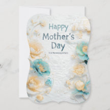Tarjeta Floral del Día de la Madre