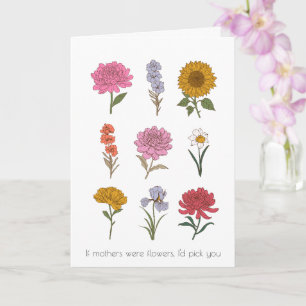 Tarjeta Floral del Día de la Madre