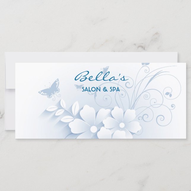 Tarjeta Floral DesignRack (Anverso)
