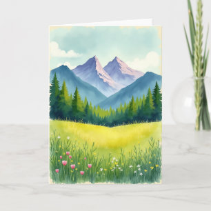 Tarjeta Floral Día del Padre Bosque