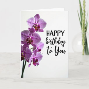 Tarjeta floral elegante a rayas