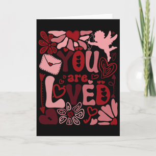 Tarjeta Floral Eres Digno Hermoso Amado Suficiente Biblia