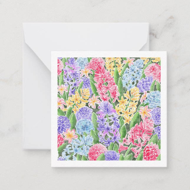 Tarjeta Floral (estilo postal) (Anverso)