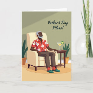 Tarjeta floral festiva del día del padre