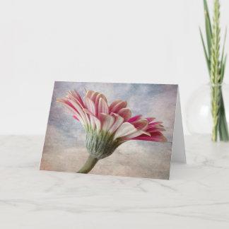 Tarjeta floral Gerbera