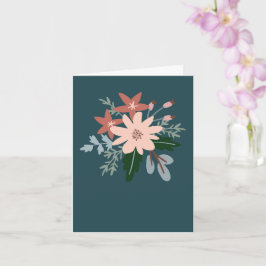 Tarjeta Floral greeting card