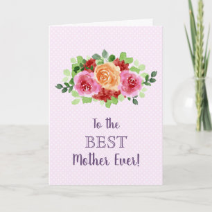 Tarjeta Floral Happy Mother's Day