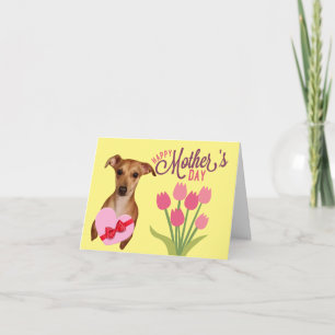 Tarjeta floral hermosa del Día de la Madre de