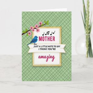 Tarjeta Floral Increíble Madre