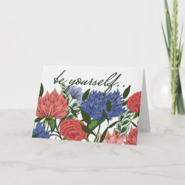 Tarjeta Floral india para el valor