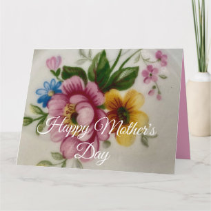 Tarjeta Floral Inspirado en Porcelana