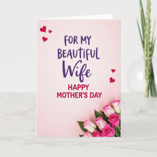 Tarjeta Floral Mi Bella Esposa