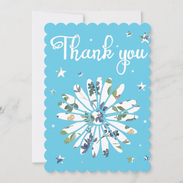 Tarjeta Floral Multicolor (Anverso)