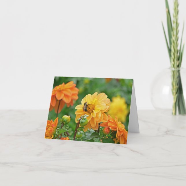 TARJETA "FLORAL NOTECARD" (FOTO). (Anverso)