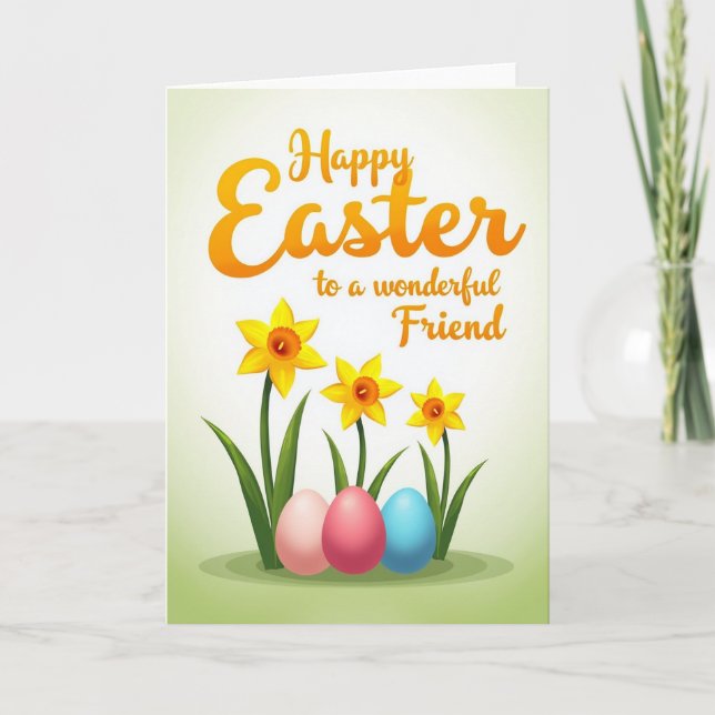 Tarjeta floral oval de primavera (Anverso)
