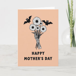 Tarjeta floral para el día de la madre