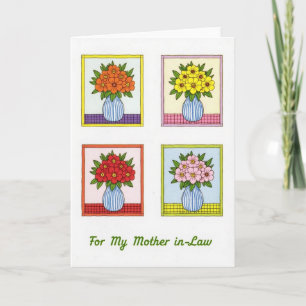 Tarjeta Floral para Suegra