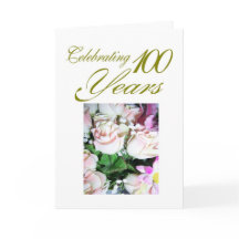 Floral personalizada 100 cumpleaños