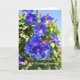 Tarjeta Floral Personalizada 65º Aniversario Boda