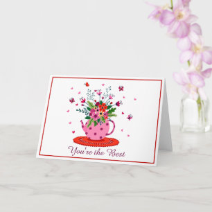 Tarjeta Floral personalizado