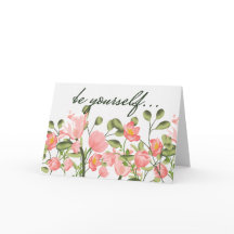 Floral Personalizado rosa para el valor