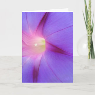 Tarjeta Floral Púrpura