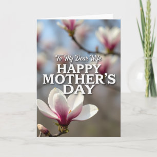 Tarjeta Floral Querida Esposa