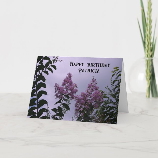Tarjeta Floral Rosa (Anverso)