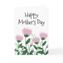 Floral rosa en el día de la madre