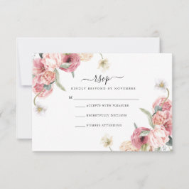 Tarjeta Floral RSVP | Annabeth