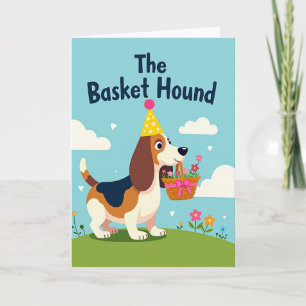 Tarjeta floral Sweet Hound