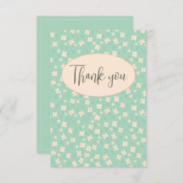 Tarjeta Floral Verde