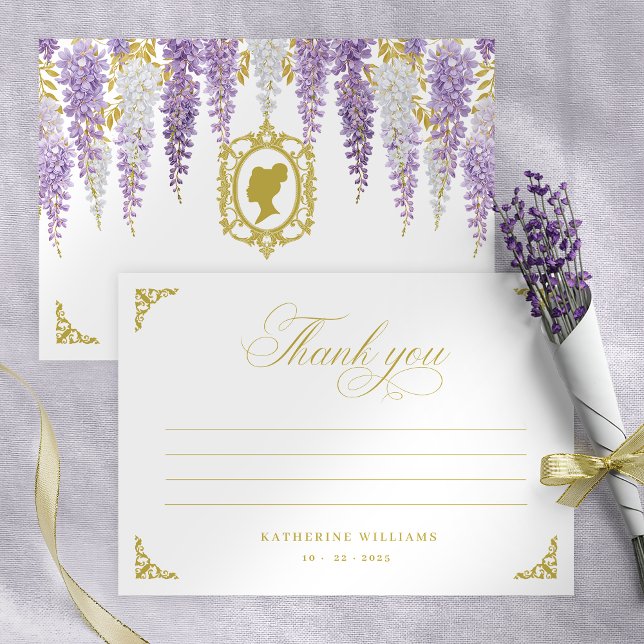 Tarjeta Floral Vintage Bridal Shower (Subido por el creador)