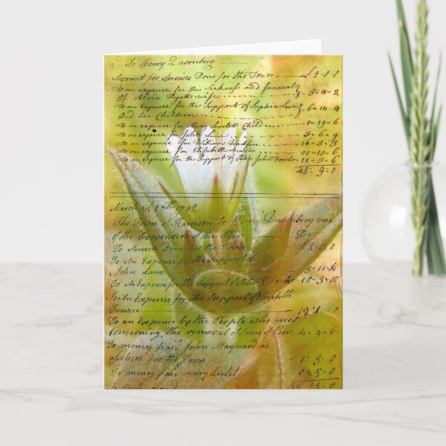 Tarjeta Florecer (Anverso)