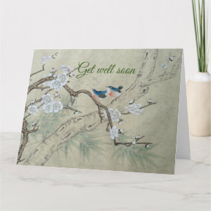 Tarjeta Florecimiento del ciruelo en primavera