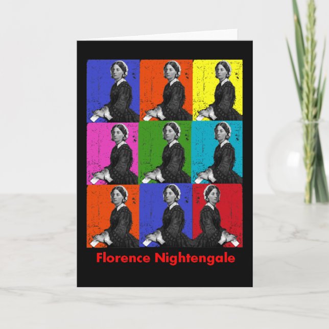 Tarjeta florence nightengale POPART Camisetas y regalos (Anverso)
