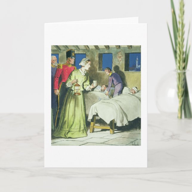 Tarjeta Florence Nightingale (1820-1910) de 'Peeps into (Anverso)
