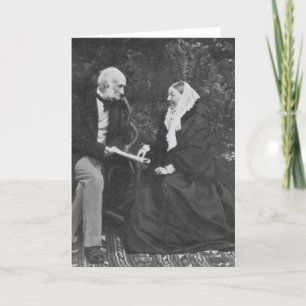Tarjeta Florence Nightingale y Sir Harry Verney
