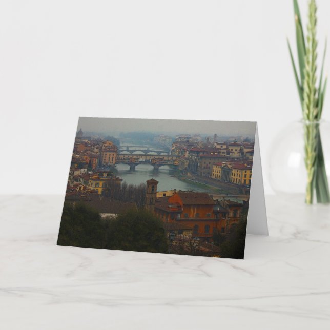 Tarjeta Florencia, Italia (Anverso)