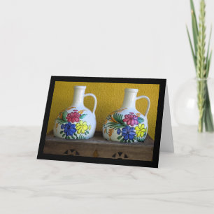 Tarjeta Floreros Decorativos