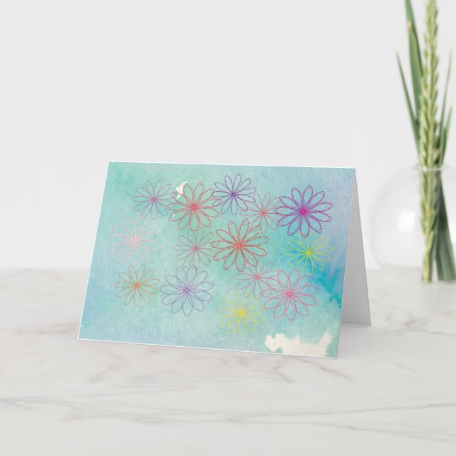 Tarjeta Flores (Anverso)