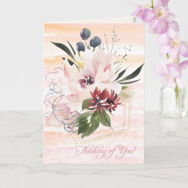 Tarjeta Flores acuáticas se vuelven buenas cartas (Orquídea)