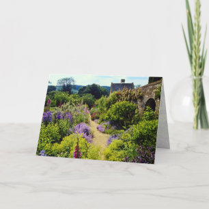 Tarjeta Flores amarillas del jardín de Cotswold