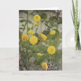 Tarjeta Flores amarillas, Día de la Madre