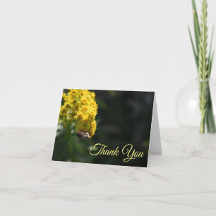 Tarjeta Flores amarillas fotografía de la naturaleza de Be