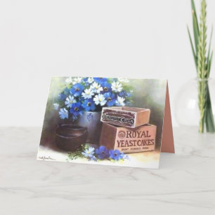 Tarjeta Flores Antigüedades Tarifas publicitarias de mader